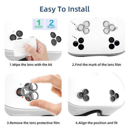 For Meta Quest 3S Alloy Lens Protector Anti-Blast Tempered Glass Screen Protector