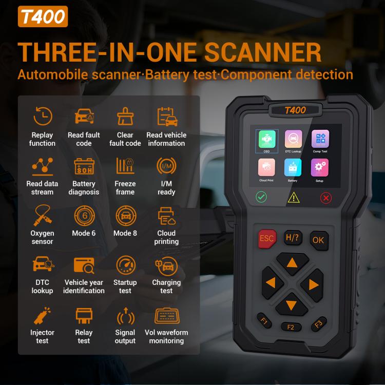OBD2 Fuel Injector Diagnostic Tool For Automotive Signal Output Fault Diagnosis