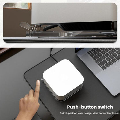 For Mac Mini M4/M4 Pro Acrylic Anti-Slip Desktop Stand Holder Secure Base, For Mac Mini M4/M4 Pro