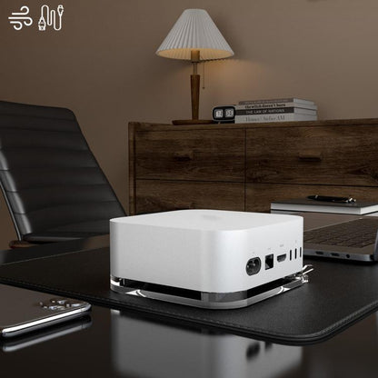For Mac Mini M4/M4 Pro Acrylic Anti-Slip Desktop Stand Holder Secure Base, For Mac Mini M4/M4 Pro
