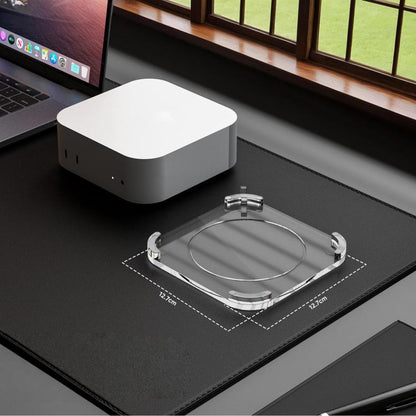 For Mac Mini M4/M4 Pro Acrylic Anti-Slip Desktop Stand Holder Secure Base, For Mac Mini M4/M4 Pro