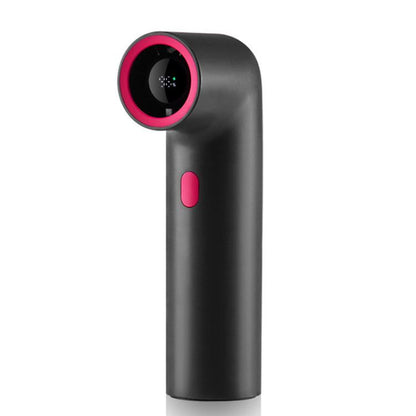 F21 High Speed Curved Tube Fan Mini Turbo Portable Digital Display High-Power Handheld Fan