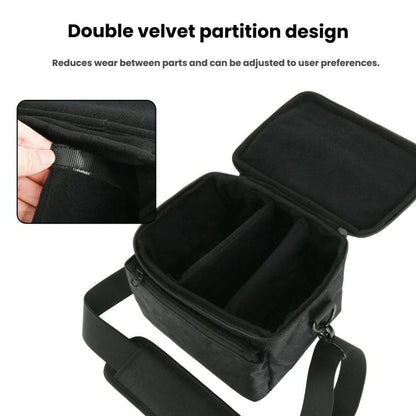 Universal DSLR Camera Bag Portable Shoulder Messenger Bag With Double Plush Dividers, DSLR Camera Bag