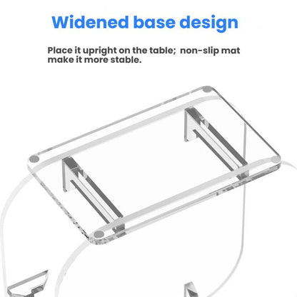 For Mac Mini M4 2024 Vertical Acrylic Desktop Stand Anti-Slip Storage Holder, For Mac Mini M4 Vertical