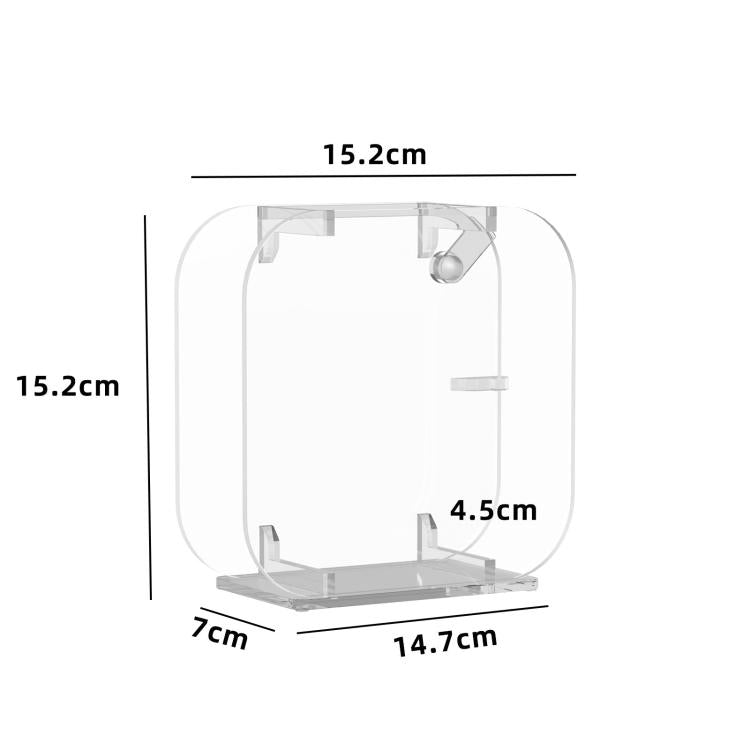 For Mac Mini M4 2024 Vertical Acrylic Desktop Stand Anti-Slip Storage Holder, For Mac Mini M4 Vertical