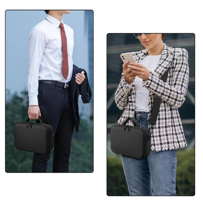 For Mac Mini M4 / M4 Pro 2024 Hard Shell EVA Carrying Case Portable Shoulder Messenger Bag, Shoulder Bag