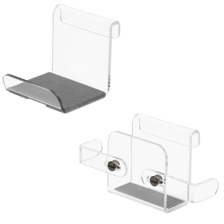 For PS5 Console Acrylic Overhead Hanger Dual Hook for Controller, Headset, and Hard Drive Storage