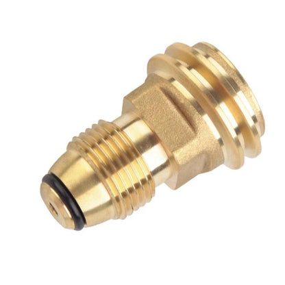 Outdoor Camping Propane Refill Adapter Portable Gas Stove Conversion Connector, Yellow