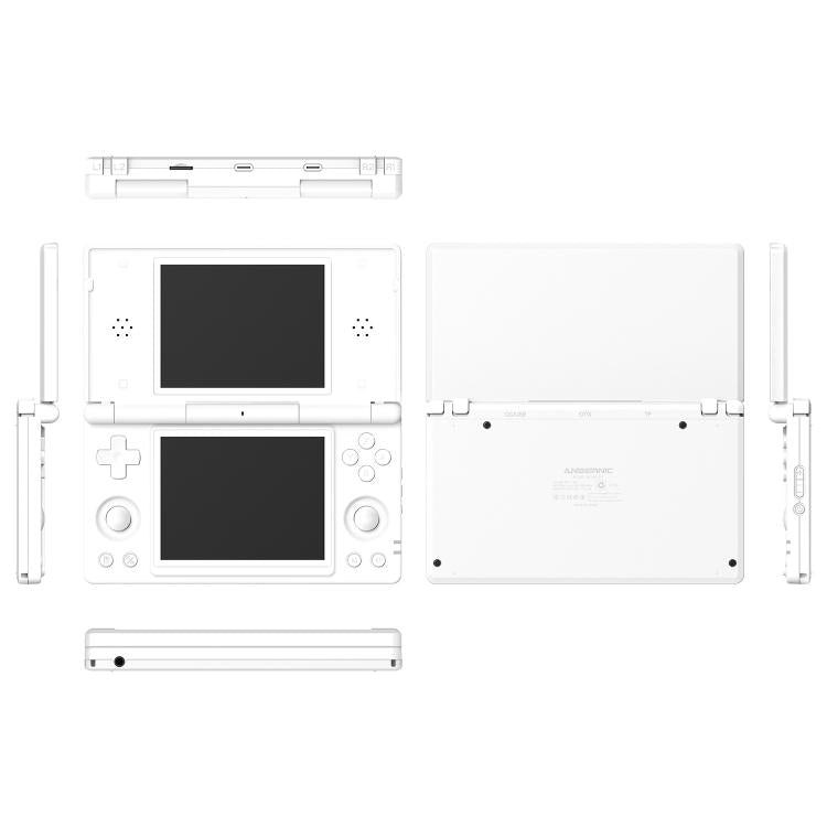 ANBERNIC RG DS Flip Dual-Screen Handheld Game Console 4-Inch IPS Touchscreen AI Gaming Device 3+32G