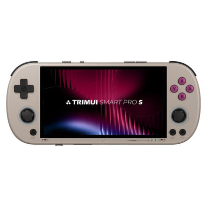 Trimui Smart Pro S Handheld Game Console 4.96-Inch IPS Screen TMR Joystick Allwinner A523 Processor, 64G, 128G, 256G
