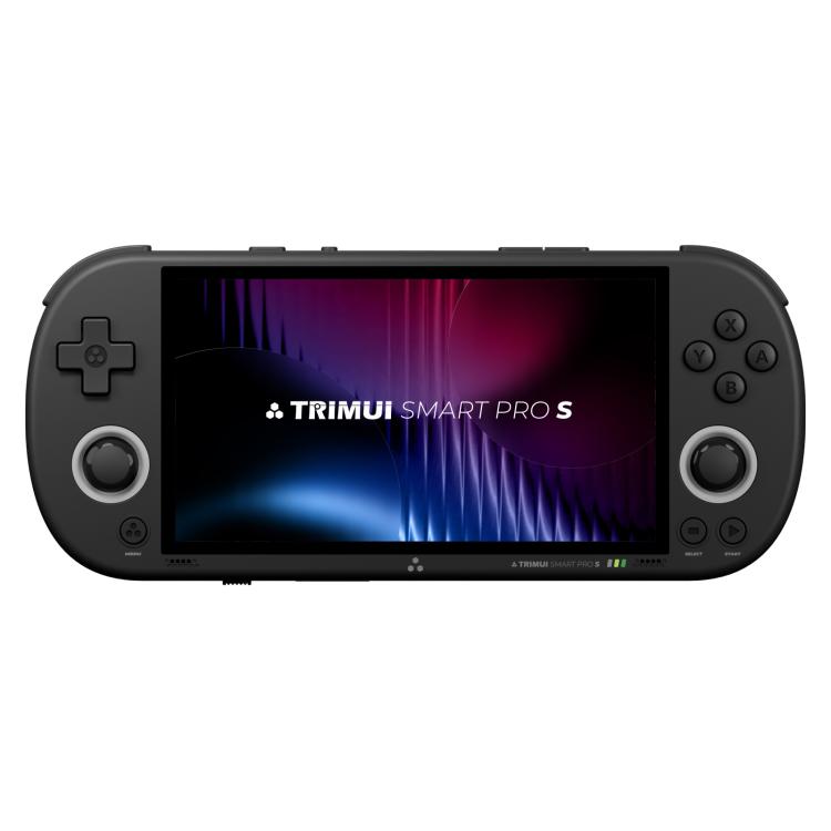 Trimui Smart Pro S Handheld Game Console 4.96-Inch IPS Screen TMR Joystick Allwinner A523 Processor, 64G, 128G, 256G