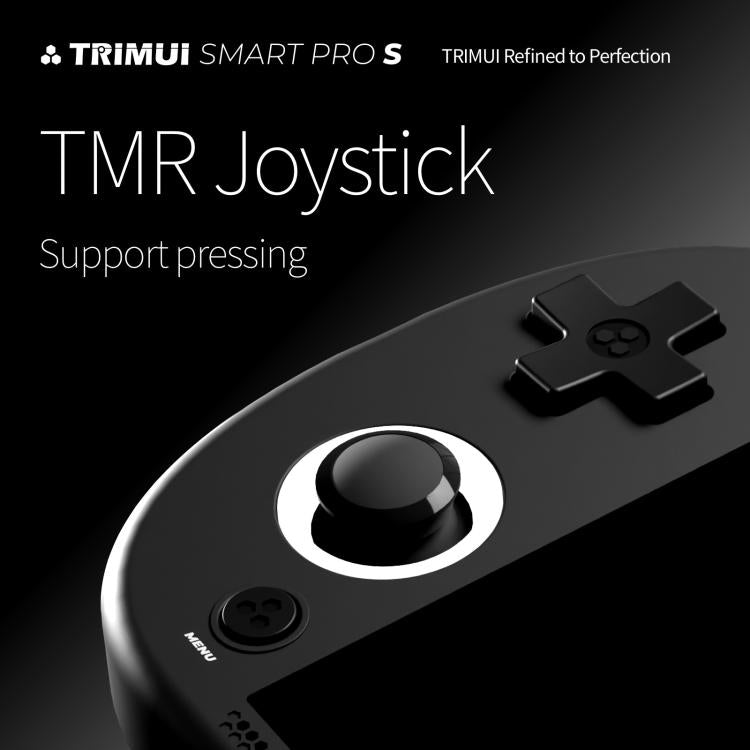 Trimui Smart Pro S Handheld Game Console 4.96-Inch IPS Screen TMR Joystick Allwinner A523 Processor, 64G, 128G, 256G
