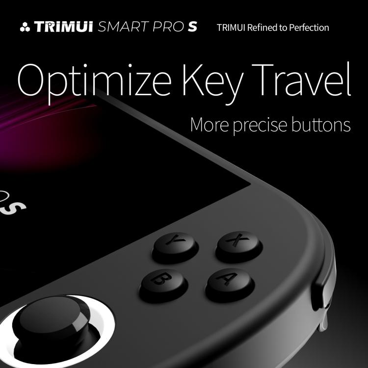 Trimui Smart Pro S Handheld Game Console 4.96-Inch IPS Screen TMR Joystick Allwinner A523 Processor, 64G, 128G, 256G