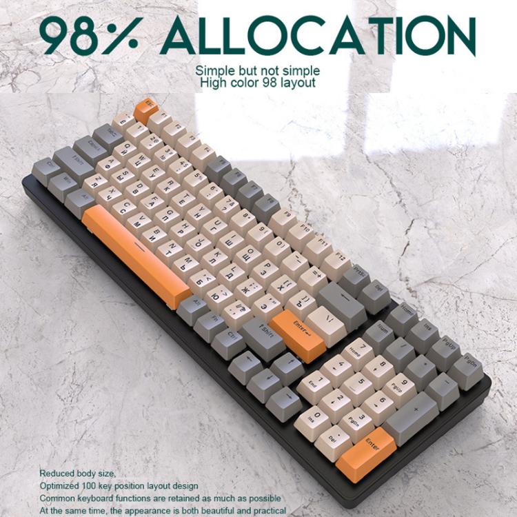 FREE WOLF K3 Russian Mechanical Keyboard 1.5m Wired Gaming Keyboard, Micro-Light Hot-Swap Red Switch, Aqua Green Hot-Swap Blue Switch, Welding Switch Aqua Green Red Switch, Welding Switch Bee Red Switch, Welding Switch Micro-Light Red Switch...