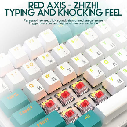 FREE WOLF K3 Russian Mechanical Keyboard 1.5m Wired Gaming Keyboard, Micro-Light Hot-Swap Red Switch, Aqua Green Hot-Swap Blue Switch, Welding Switch Aqua Green Red Switch, Welding Switch Bee Red Switch, Welding Switch Micro-Light Red Switch...