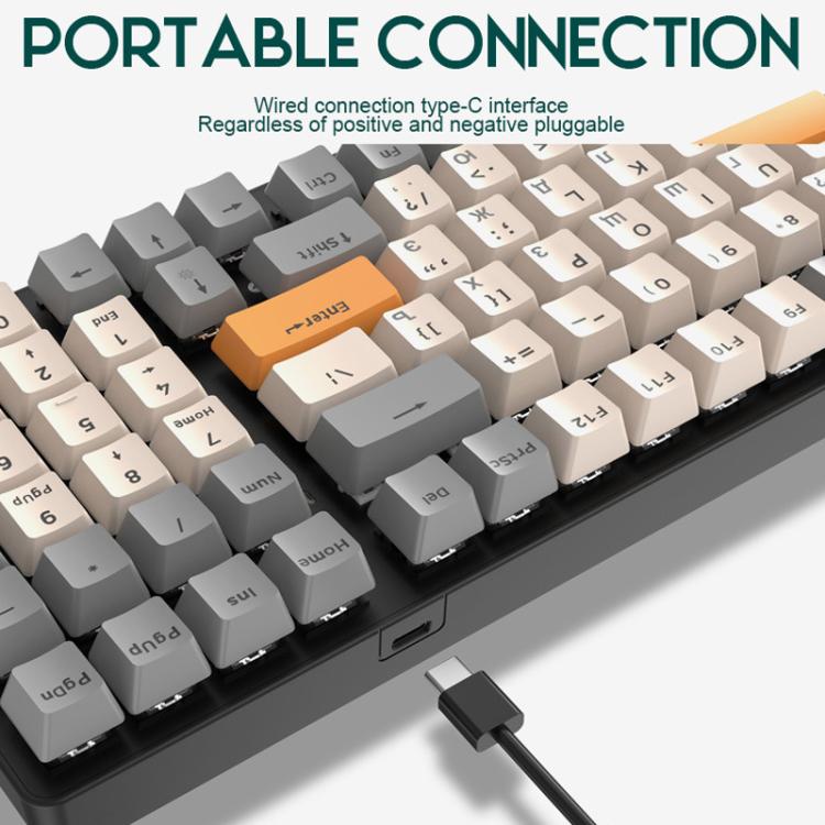 FREE WOLF K3 Russian Mechanical Keyboard 1.5m Wired Gaming Keyboard, Micro-Light Hot-Swap Red Switch, Aqua Green Hot-Swap Blue Switch, Welding Switch Aqua Green Red Switch, Welding Switch Bee Red Switch, Welding Switch Micro-Light Red Switch...