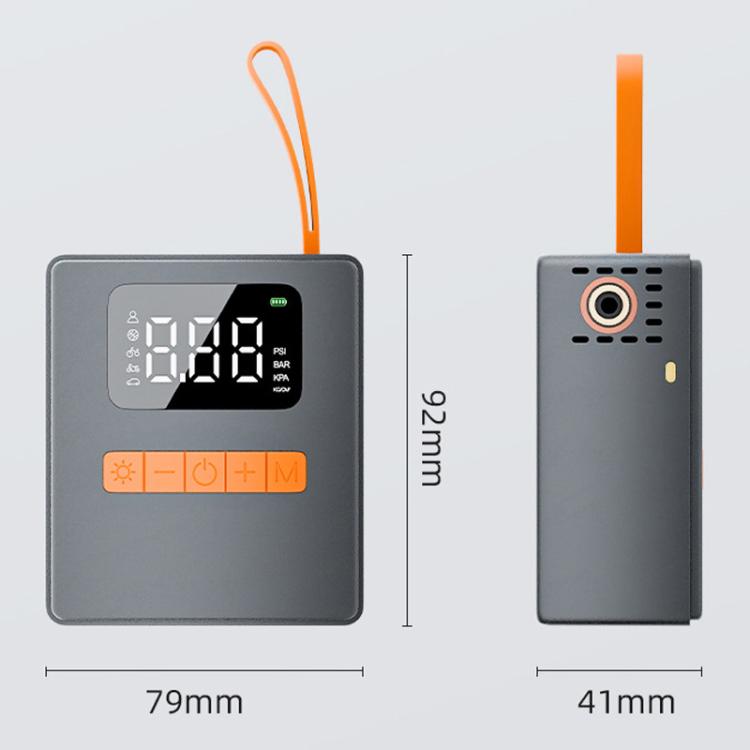 ALW-CQ-16 Automotive Digital Tire Inflator With Pressure Detection Portable Emergency Explosion-Proof Air Pump
