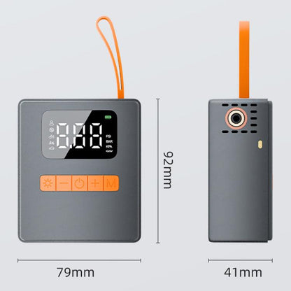ALW-CQ-16 Automotive Digital Tire Inflator With Pressure Detection Portable Emergency Explosion-Proof Air Pump