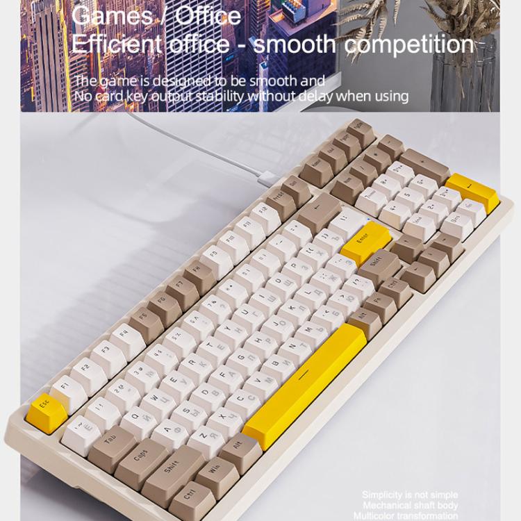 ZIYOULANG K3 MAX Russian Mechanical Keyboard Hot Swap Gasket Structure 1.5m Wired Gaming Keyboard