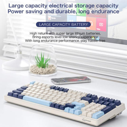 FREE WOLF K8 Korean Bluetooth Wireless Tri-Mode Mechanical Keyboard Hot-swappable Gaming Keyboard