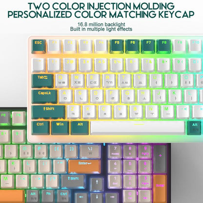 ZIYOULANG K3 Korean 1.5m Wired Mechanical Keyboard, Microglow Hot-Swap Red Switch, Aqua Green Hot-Swap Blue Switch, Welding Switch Aqua Green Red Switch, Welding Switch Bee Red Switch, Welding Switch Microglow Red Switch