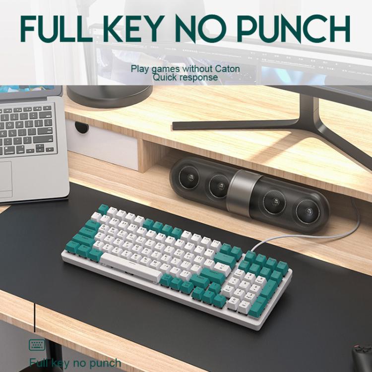 ZIYOULANG K3 Korean 1.5m Wired Mechanical Keyboard, Microglow Hot-Swap Red Switch, Aqua Green Hot-Swap Blue Switch, Welding Switch Aqua Green Red Switch, Welding Switch Bee Red Switch, Welding Switch Microglow Red Switch