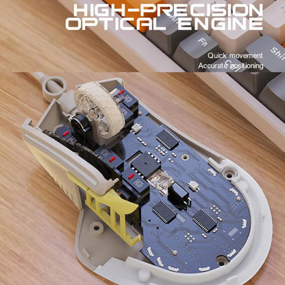 ZIYOULANG M2 RGB Illuminated 1.6m Wired Gaming Mice 12800 DPI Macro-Programmable Mouse