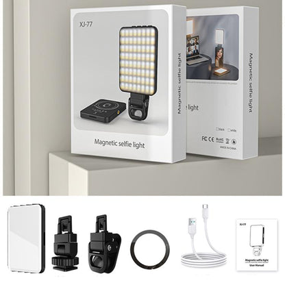 128LEDs Magnetic Selfie Light LED Fill Light for Video Conferencing, Live Streaming, Cameras, Phones & Laptops