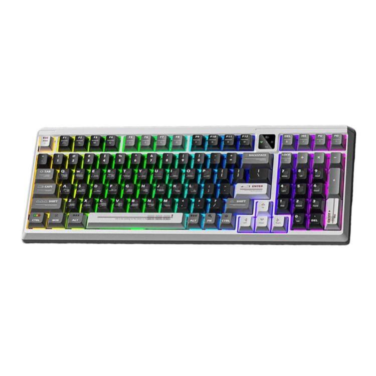 LANGTU T98 Bluetooth / Wireless / Wired Triple-Mode Mechanical Keyboard Hot-Swappable Full N-Key Rollover Gaming Keyboard, Nitro Player Blue Switch 5000mAh, Nitro Player Red Switch 5000mAh, Nitro Player Starfall Switch 10000mAh                         ...