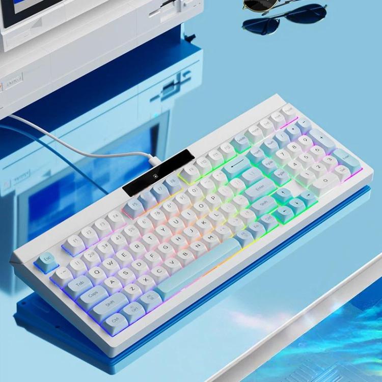 LANGTU L102 Mechanical 1.5m Wired Gaming Keyboard With RGB Light