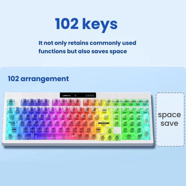 LANGTU L102 Mechanical 1.5m Wired Gaming Keyboard With RGB Light
