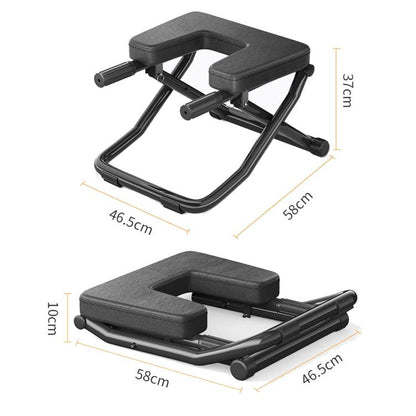 Foldable Yoga Inversion Bench Heavy-Duty Anti-Tip Chair for Home Fitness Body Shaping