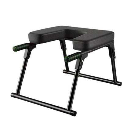 Foldable Yoga Inversion Bench Stand Yoga Chair for Balance Training, Core Strength Building, With T-shaped Cushion Black, With T-shaped Cushion Red, No Cushion Black, No Cushion Red