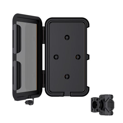 Fully Enclosed Waterproof Touchscreen-compatible Bicycle Motorcycle Phone Holder, Rearview Mirror Mount 6.7 inches, Handlebar Mount 6.7 inches, Rearview Mirror Mount 7.4 inches, Handlebar Mount 7.4 inches