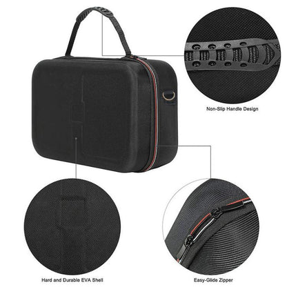 For Nintendo Switch OLED Carrying Case EVA Hard Shell Storage Bag for Full Set Accessories with Shoulder Strap