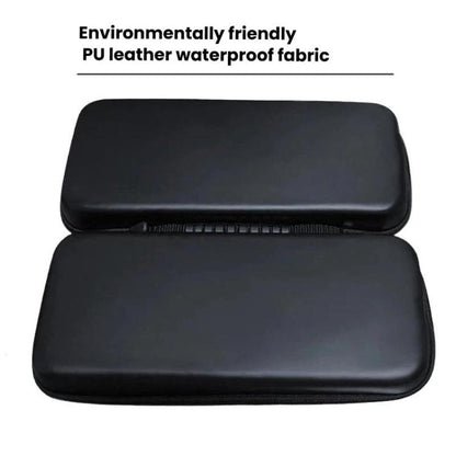 For Steam Deck OLED Hard Shell Protective Case PU Leather Portable Carry Bag with 10 Game Card Slots