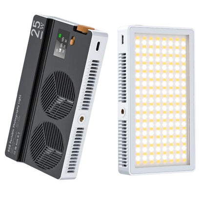 Mamen 25W Full-Color RGB Camera Outdoor Live Streaming Fill Light, 25R