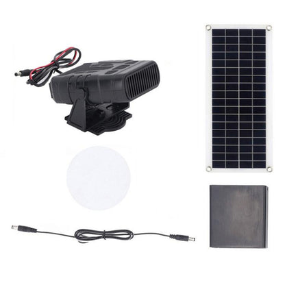Portable Solar-Powered Car Heater Dual-Mode Winter Heating Device, 20W, 30W