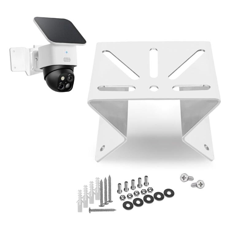 Stainless Steel Security Camera Corner Mount For Eufy SoloCam S340 / Reolink Trackmix / TP-Link Tapo C425 / C500