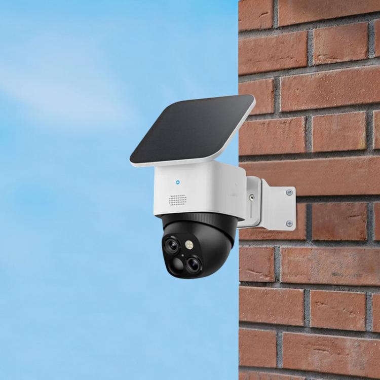 Stainless Steel Security Camera Corner Mount For Eufy SoloCam S340 / Reolink Trackmix / TP-Link Tapo C425 / C500