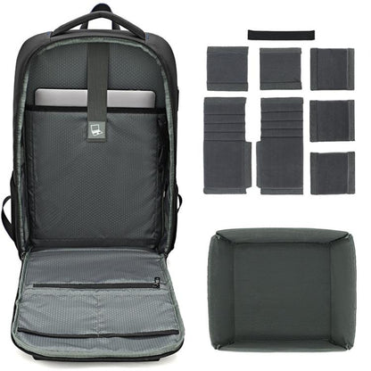 QISEMIAN Photography Backpack with Removable Insert, Dry-Wet Separation Zone, Customizable Dividers for Cameras & 16-Inch Laptop