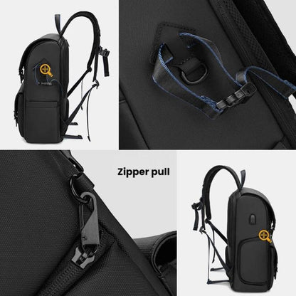 AK818 Waterproof Anti-Theft Dual-Shoulder Camera Bag Large-Capacity Photography Backpack