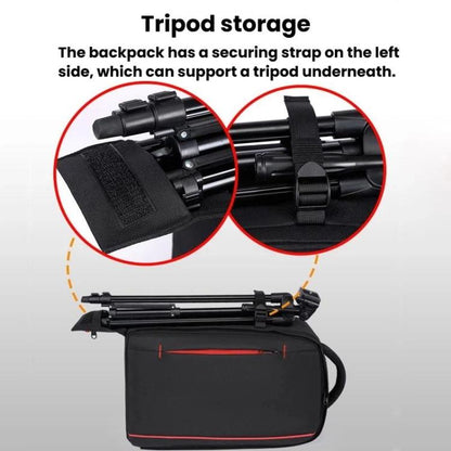 Waterproof Large-Capacity DSLR Camera Backpack Multi-Functional Lightweight Casual Bag, Waterproof Casual Bag