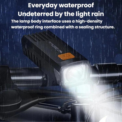 Portable High-Brightness Bike Light 4-Mode Outdoor Night Riding Light, SMILING SHARK QX-D404