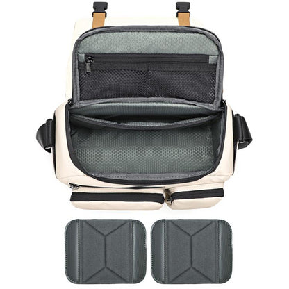 QISEMIAN Crossbody Camera Bag Water-Resistant Sling Messenger Bag With Tripod Mount, XK0040 Orange, XK0040 Green