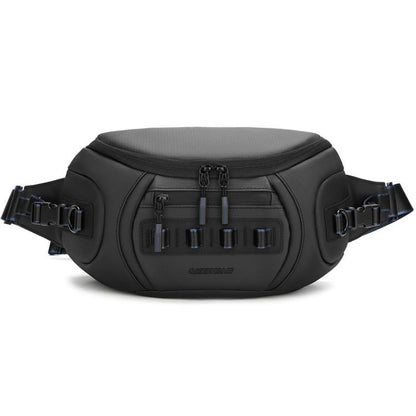 QISEMIAN Chest Shoulder Camera Bag For Men with Removable Dividers Urban Commute Messenger Bag