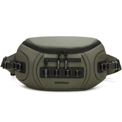 QISEMIAN Chest Shoulder Camera Bag For Men with Removable Dividers Urban Commute Messenger Bag