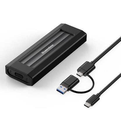 Blueendless 10Gbps M.2 SSD Enclosure External Type-C 3.2 Portable Hard Drive Case, NVMe Protocol With USB Cable Black Gray, NVMe Protocol With USB/Type-C 2 In 1 Cable Black Gray, NVMe Protocol With USB Cable Silver Orange...