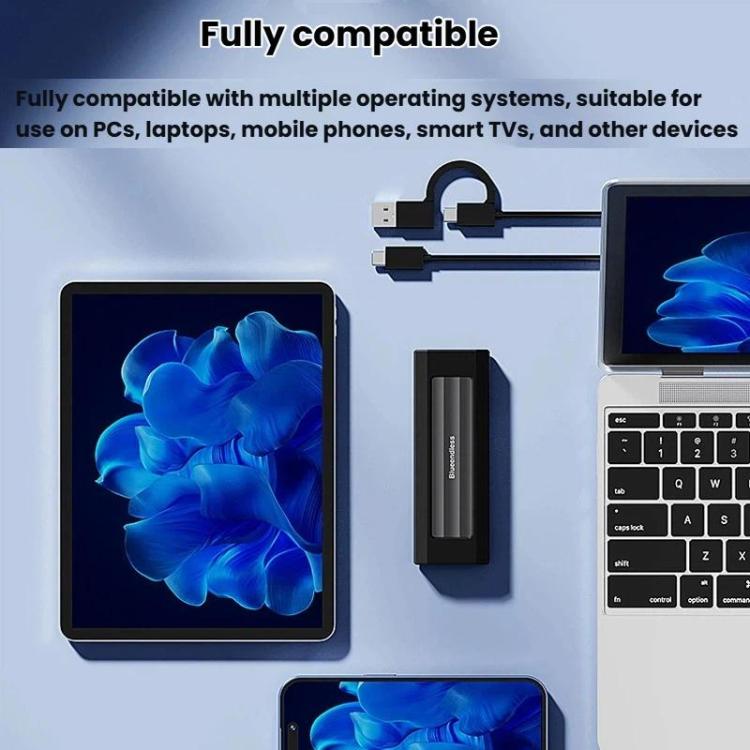Blueendless 10Gbps M.2 SSD Enclosure External Type-C 3.2 Portable Hard Drive Case, NVMe Protocol With USB Cable Black Gray, NVMe Protocol With USB/Type-C 2 In 1 Cable Black Gray, NVMe Protocol With USB Cable Silver Orange...