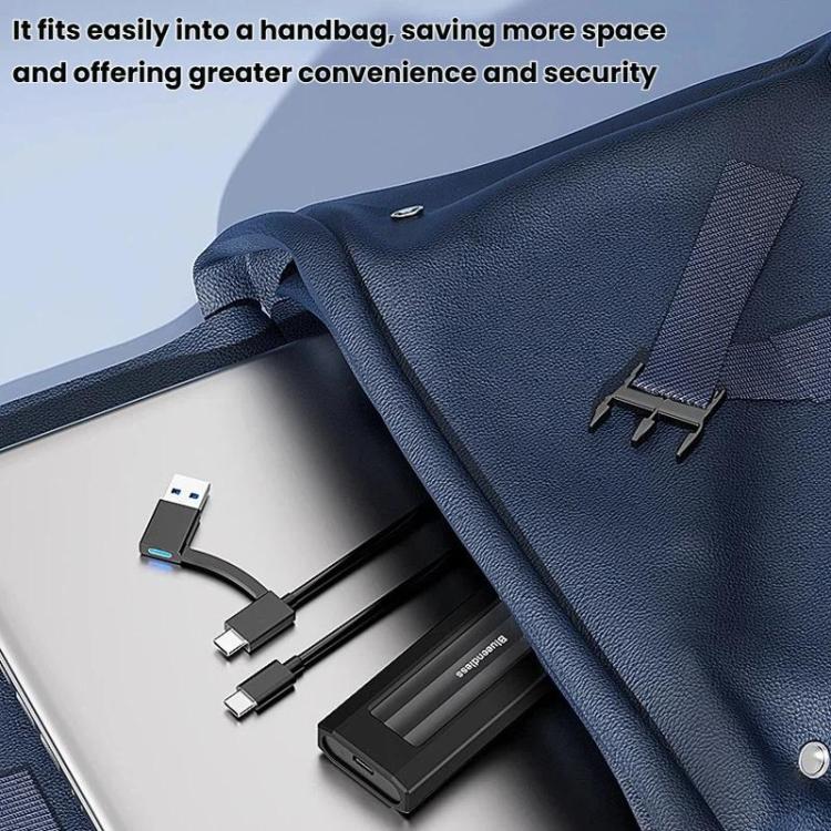 Blueendless 10Gbps M.2 SSD Enclosure External Type-C 3.2 Portable Hard Drive Case, NVMe Protocol With USB Cable Black Gray, NVMe Protocol With USB/Type-C 2 In 1 Cable Black Gray, NVMe Protocol With USB Cable Silver Orange...